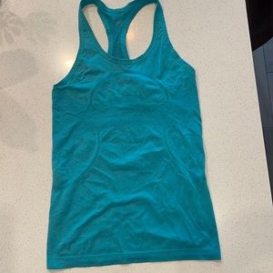 Lululemon Run Swiftly turquoise tank 6